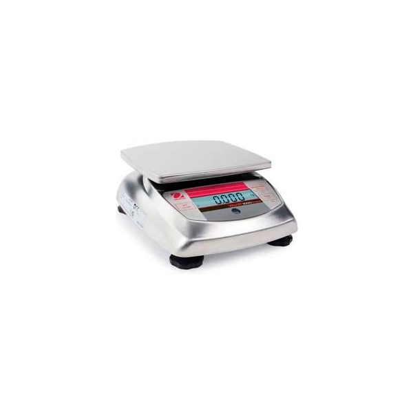 Ohaus V31XH2 AM Compact Bench/Food Digital Scale 4.4lb x 0.0005lb 5-13/16" x 6-3/16" Platform 83998131 - main